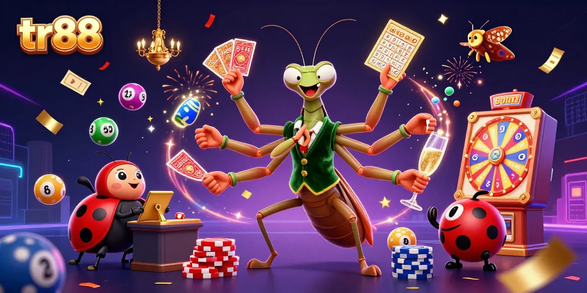 Experience thrilling gameplay with tr88's vibrant casino scene featuring lively characters and dynamic elements.