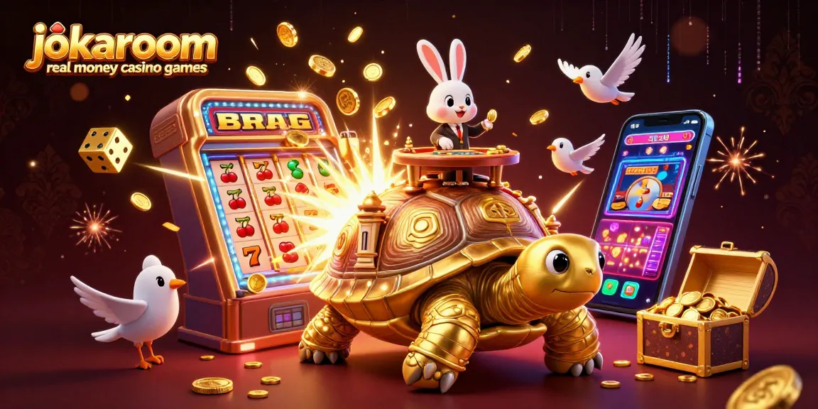 Experience the thrill of jokaroom real money casino games with vivid casino elements and dynamic characters.